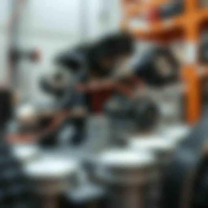 Air Compressor Components Detailed diagram showing air compressor components