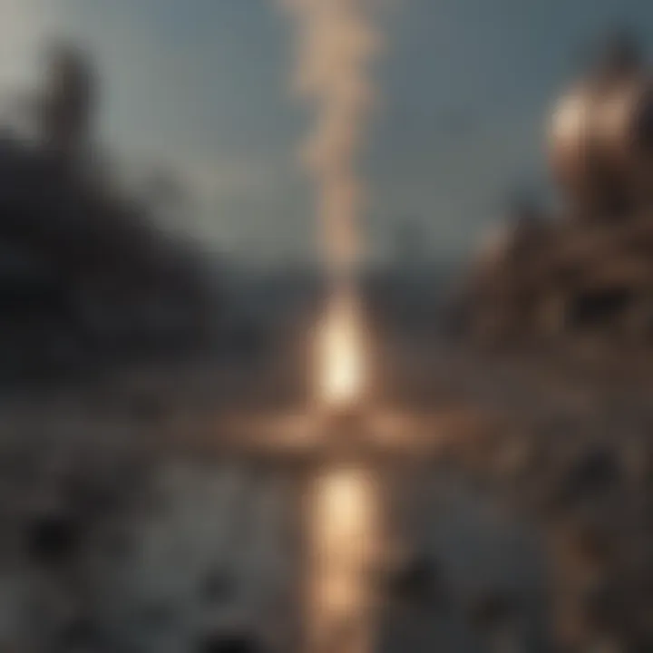 Visual representation of ammonia's environmental impact