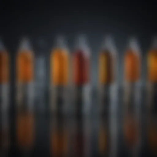 Visual representation of various booster shot types