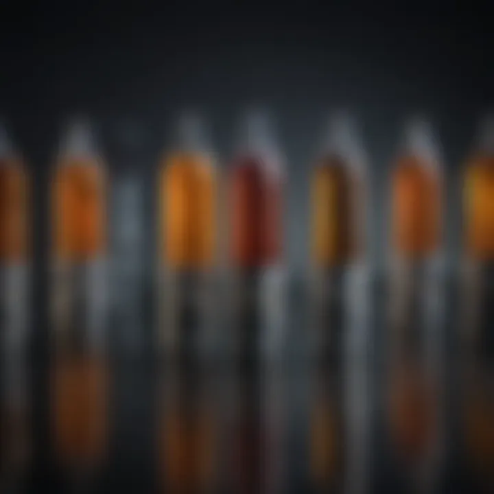 Visual representation of various booster shot types