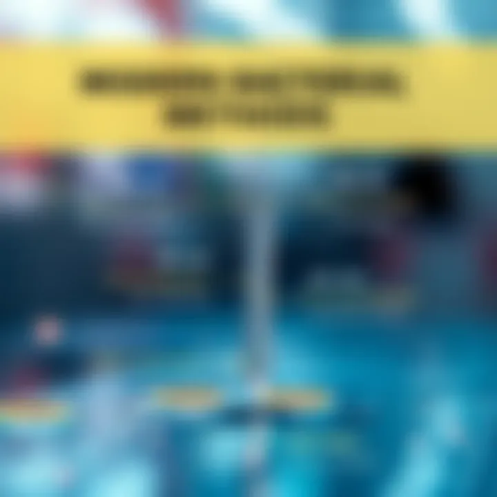 Infographic showing modern methods of bacterial detection in water