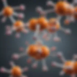 Illustration of bupropion and naltrexone interaction at the molecular level