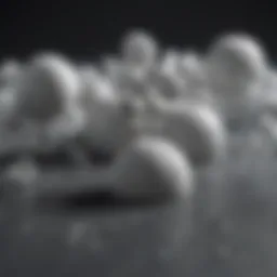 Chemical structure of calcium hydroxide