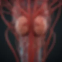 Diagram illustrating cerebral blood flow and its significance