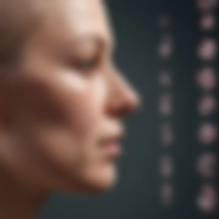 A visual representation of common side effects associated with chemotherapy for brain tumours.
