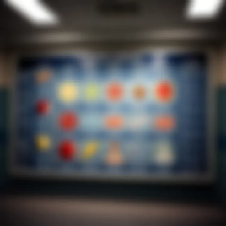 Chart showing clinical manifestations of MOGAD