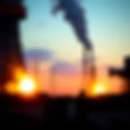 Visual representation of greenhouse gas emissions contributing to global warming