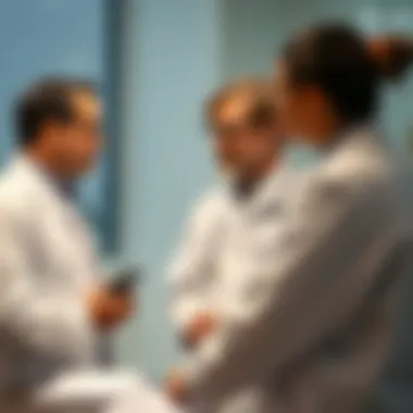 Healthcare professionals discussing IVIG therapy