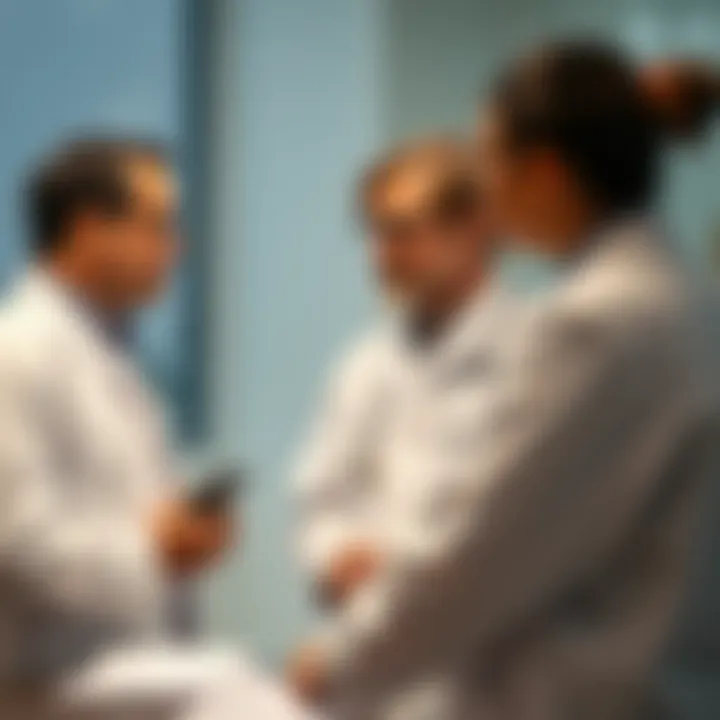 Healthcare professionals discussing IVIG therapy