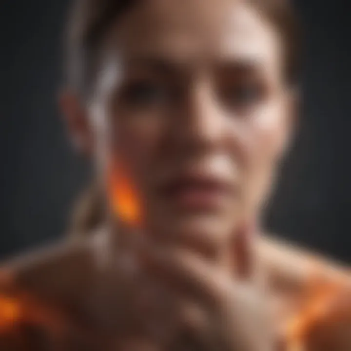 Visual depiction of CRPS symptoms