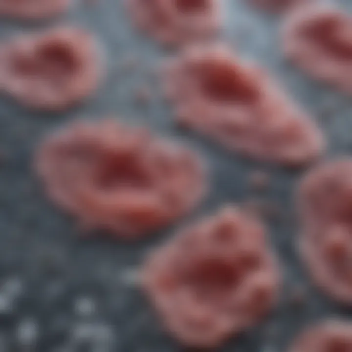 Microscopic view of FFPE tissue sections