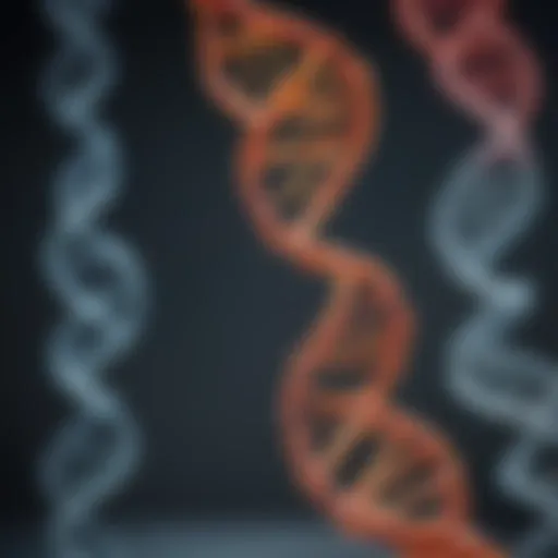 Visualization of DNA strands isolated from FFPE samples