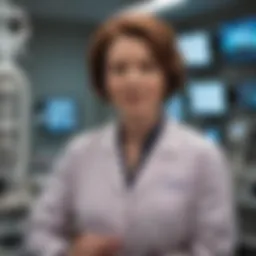 Dr. Donna Weber in a research setting