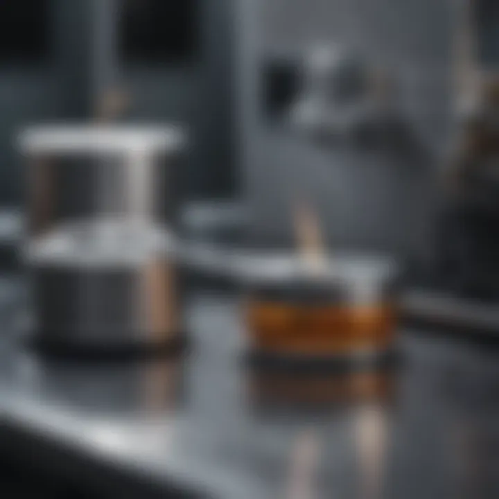 Electropolishing setup for stainless steel