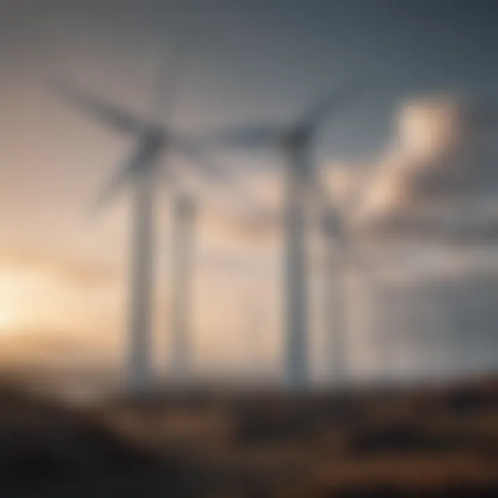 An infographic illustrating the cost breakdown of wind turbine installations