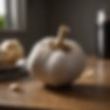 Garlic holder in action demonstrating its practical benefits in the kitchen