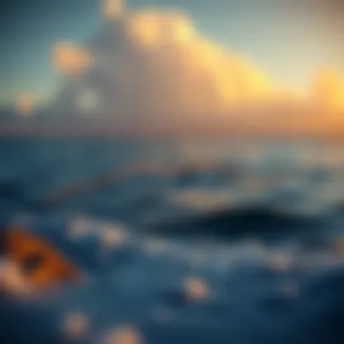 Scientific graph illustrating sea level rise trends over decades