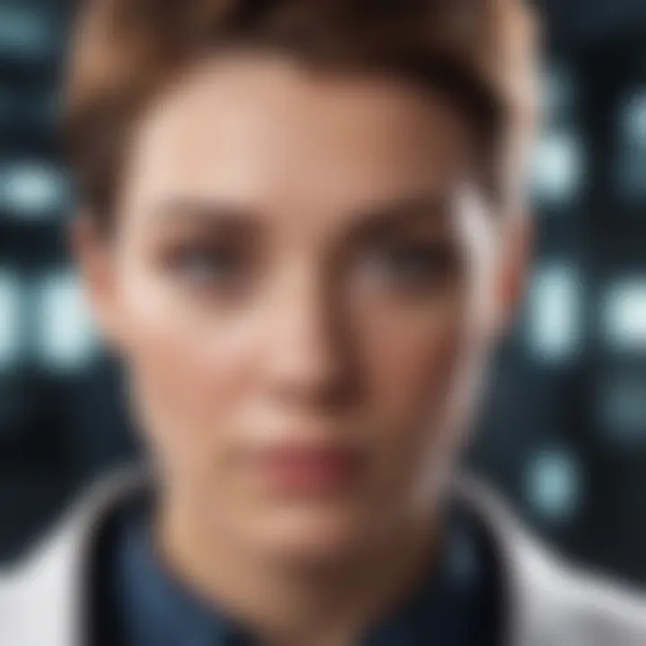 A futuristic representation of technology's impact on business careers
