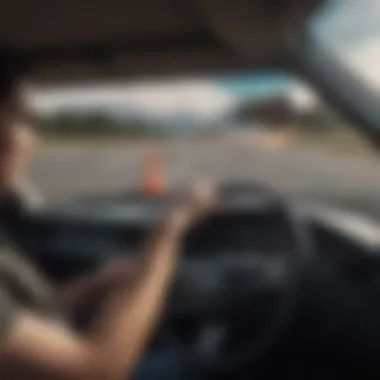 Manual Distractions: A Hidden Hazard An illustration depicting various manual distractions in a vehicle
