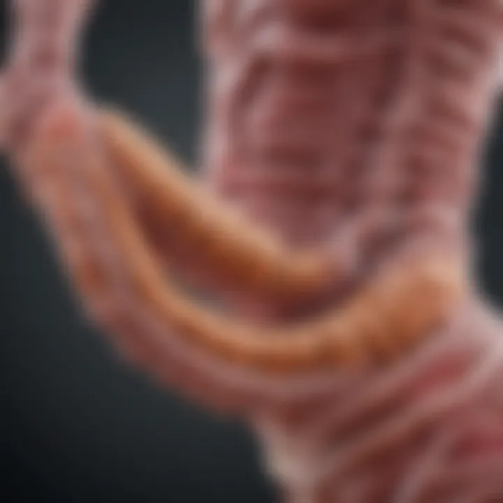 Graph showcasing the effectiveness of intestine supplements based on current research