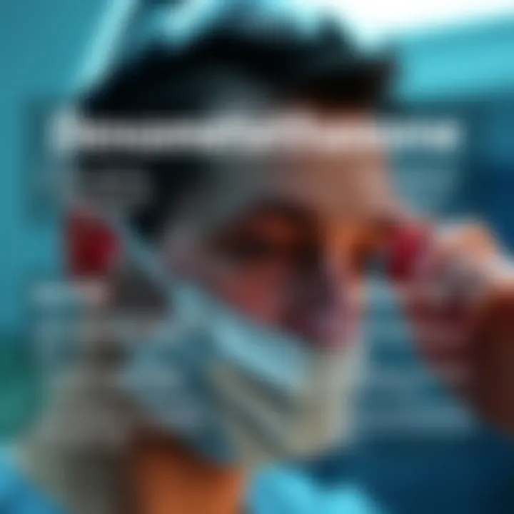 Infographic highlighting side effects associated with dexamethasone