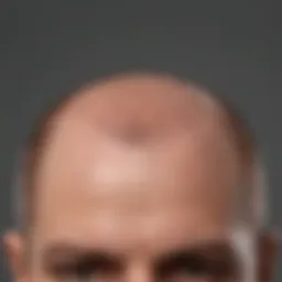 Illustration showing the genetic factors influencing hair loss.