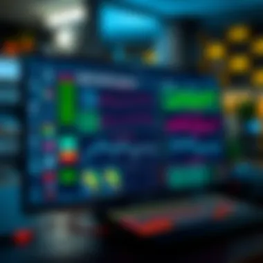 Metabolomics Software Interface Software interface showcasing metabolomics tools