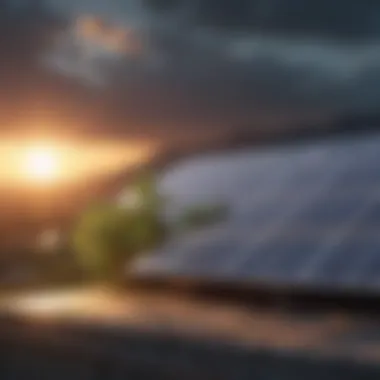 Infographic showing economic benefits of solar energy