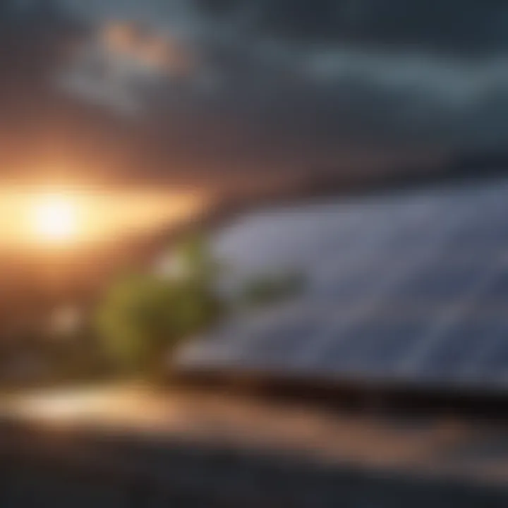 Infographic showing economic benefits of solar energy