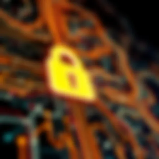 Abstract Representation of Digital Data Encryption Techniques Abstract representation of digital data encryption techniques