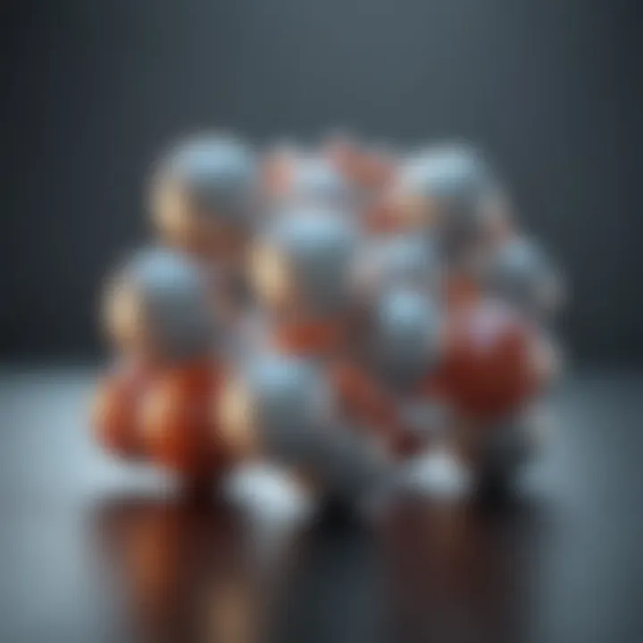 Illustration depicting the molecular structure of Prozac