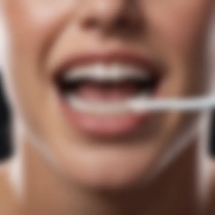 Illustration of oral hygiene practices