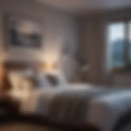 A serene bedroom environment promoting sleep