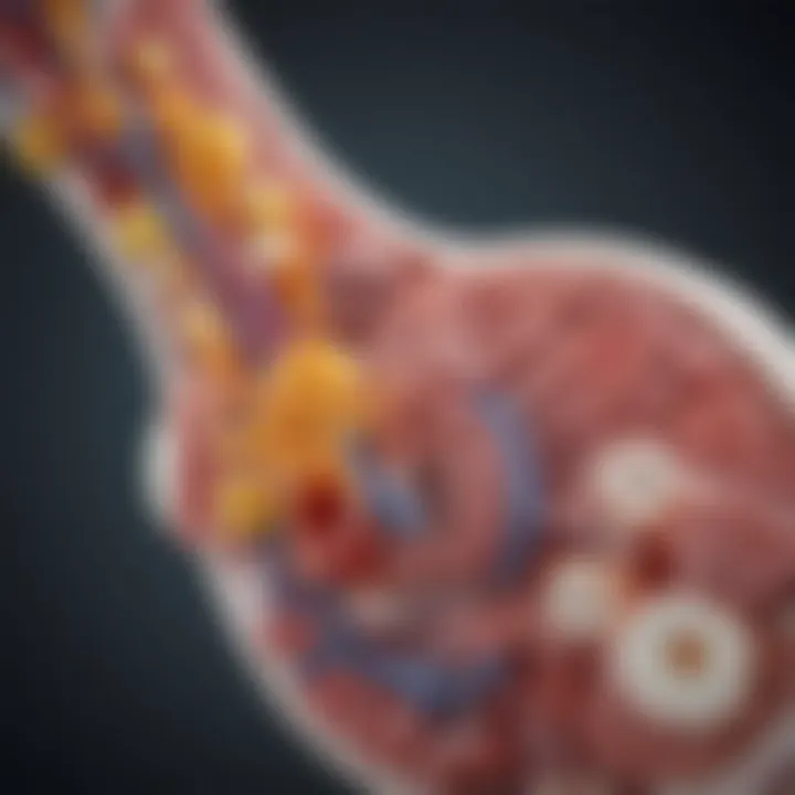 Diagram illustrating the biological mechanisms of vitamins in osteoarthritis.