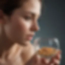 Illustration highlighting the physiological effects of fasting on the body.