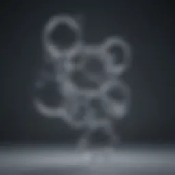 Representation of formic acid molecular structure