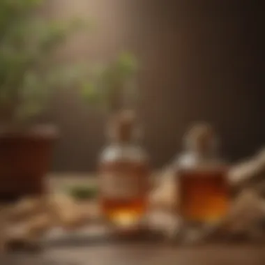 Artistic representation of the historical use of frankincense in medicine