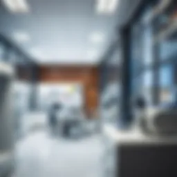 Interior view of Fred Hutchinson Cancer Research Center