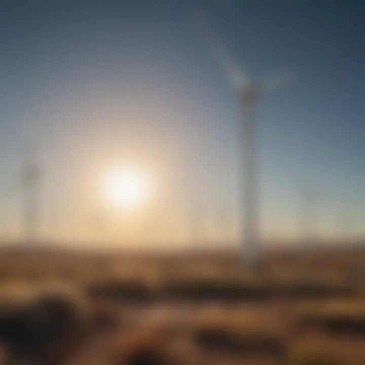 Renewable energy sources like wind and solar