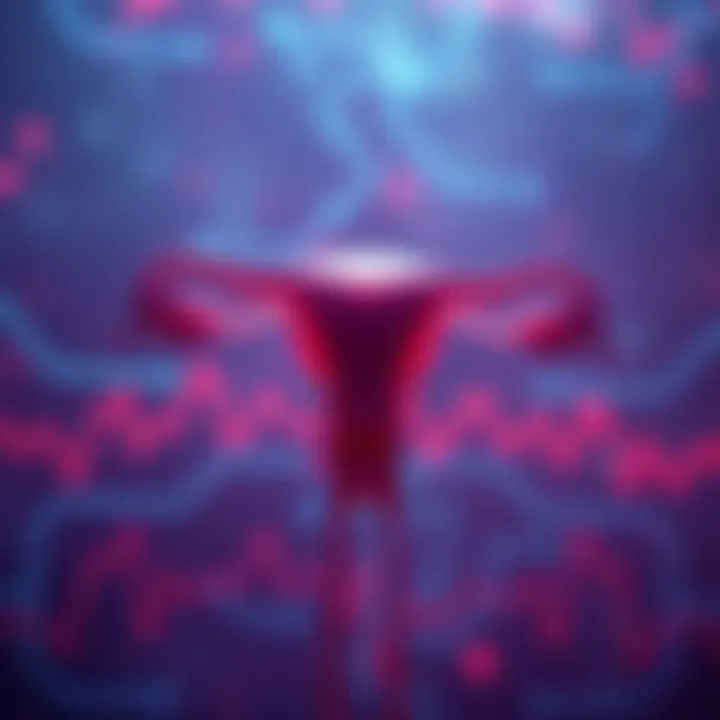 Hormonal Fluctuations Throughout the Cycle Detailed depiction of hormonal fluctuations