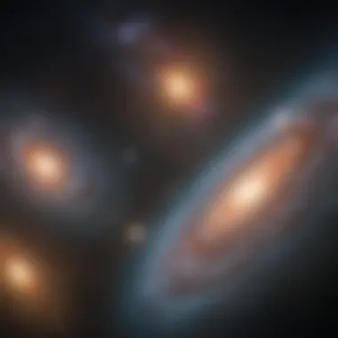 Hubble's view of distant galaxies