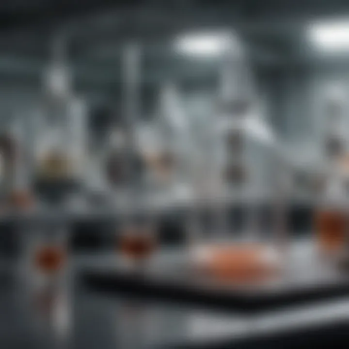 Laboratory setup for monocyte isolation