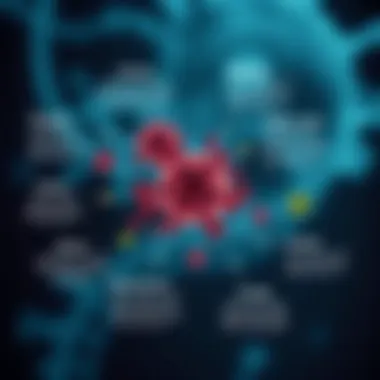 Infographic depicting various types of cancer