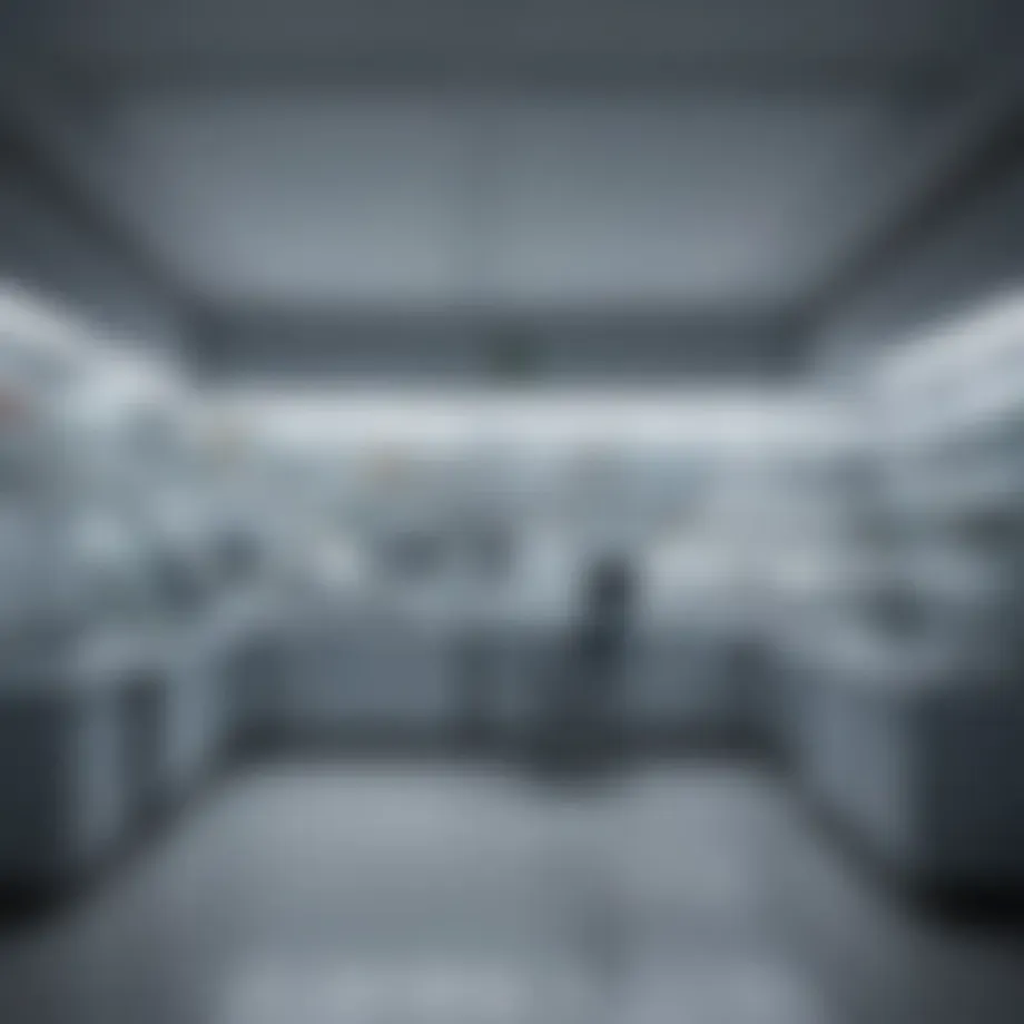 Advanced cancer research laboratory with cutting-edge technology