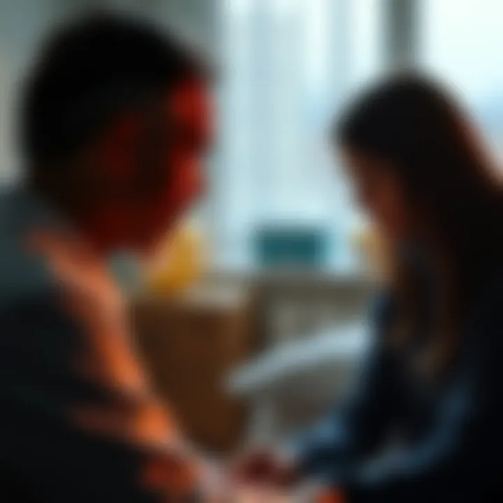 Visualization of psychological impact on families dealing with ALS