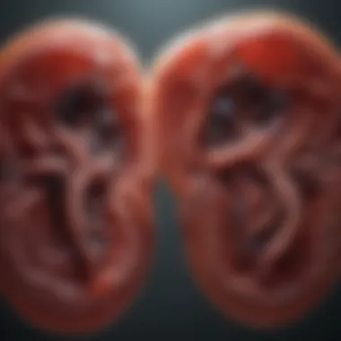 Infographic detailing chronic kidney disease prevalence with age