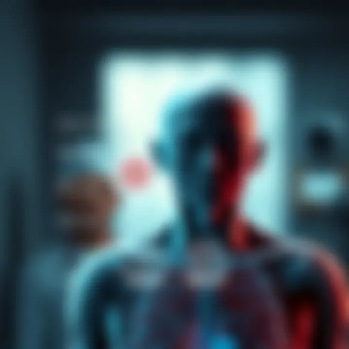 Diagram showing common symptoms of leukemia