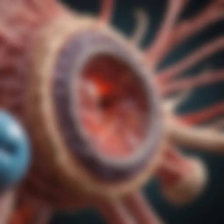 Diagram illustrating the mechanisms of lobular inflammation