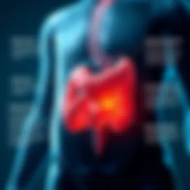 Diagram illustrating common causes of abdominal pain in children