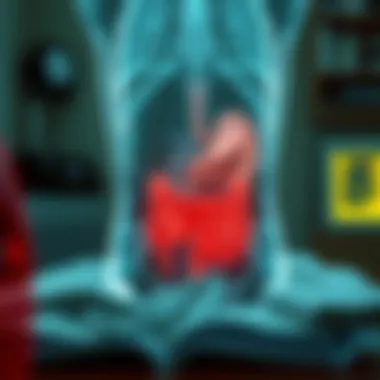 Visual representation of diagnostic tools for pediatric abdominal issues